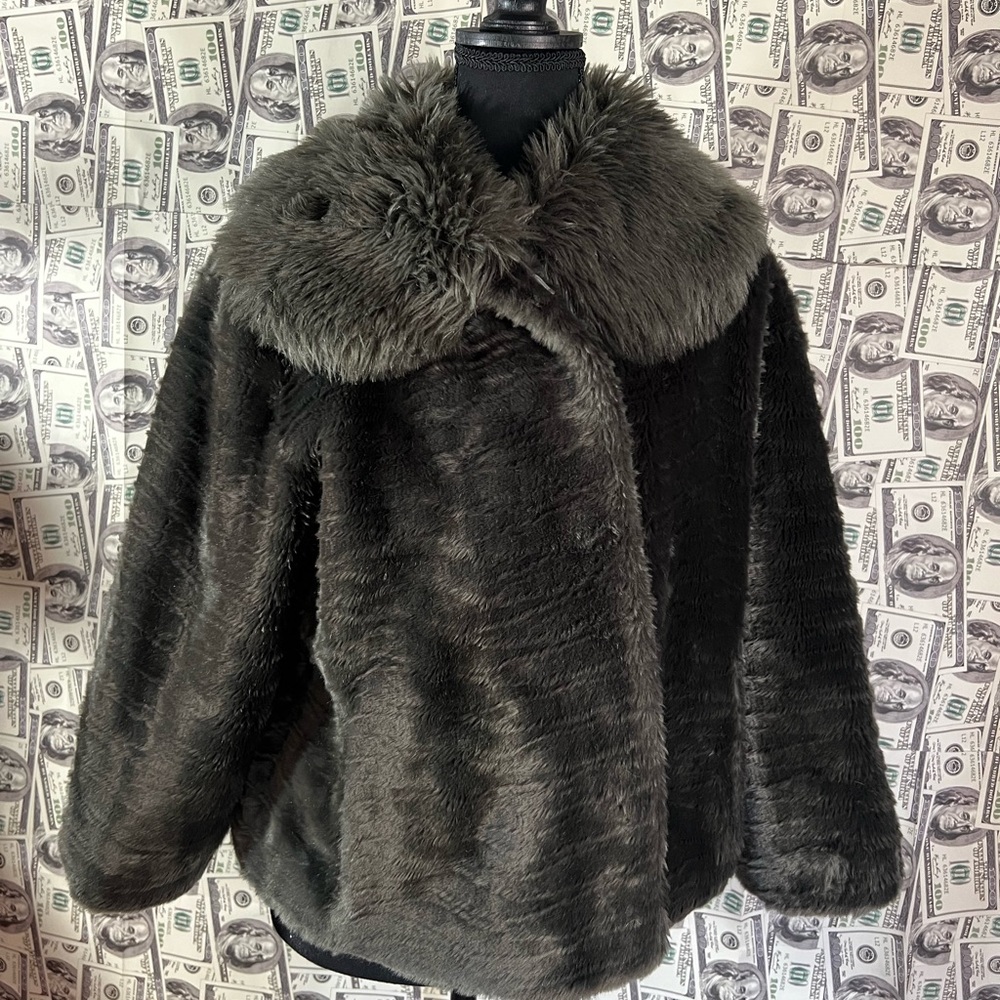Jerry Lewis Faux Fur Coat